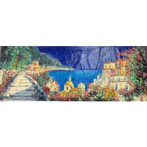 絵画 水彩 アクリル 臼井幸彦 作 顔 定価75000円 : トライアンフ