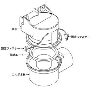 【開封品 廃番品 在庫1点限り】パナソニック AD-HHZTR13 排水エルボ エコキュート用部材