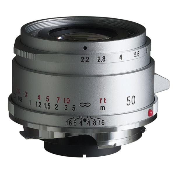 Voigtlander フォクトレンダー COLOR-SKOPAR 50mm F2.2 VM [シル...