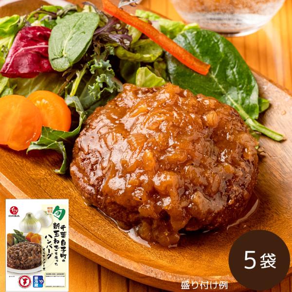 【公式】石井食品 千葉白子町の新玉ねぎを使ったハンバーグ 5袋（冷蔵便）｜石井食品 イシイ食品
