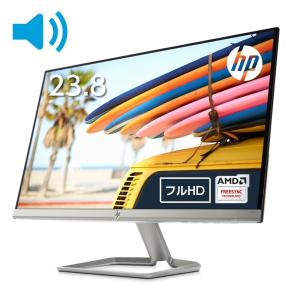 【IPS】HP 24fw 23.8インチ ディスプレイ(ホワイト・Audio)(型番:4TB29AA#ABJ)(1920x1080/1677万色)マイクロエッジ スピーカー内蔵 モニター パソコン 新品 HDMI