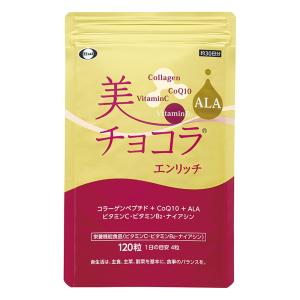 美チョコラエンリッチ　エイジングケアサプリ　120粒　栄養機能食品（ビタミンC・ビタミンB2・ナイアシン）