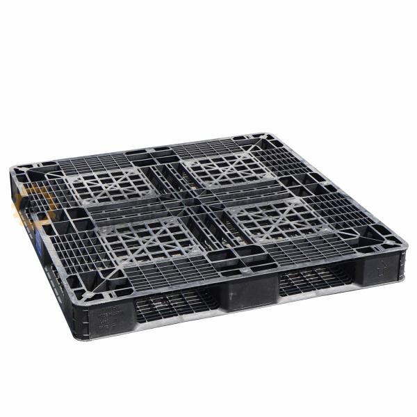 [PG]USED 8日保証 24台入荷  プラスチックパレット 樹脂パレット 軽量片面タイプ 幅11...