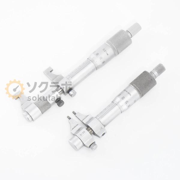 [DW]USED 8日保証 セット Mitutoyo 5-30 50-75 Micrometer マ...