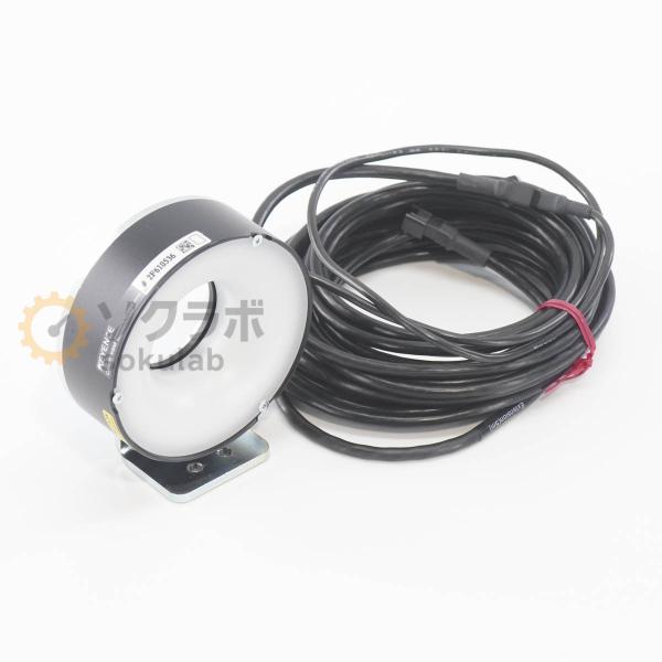 [PG]USED 8日保証 KEYENCE CA-DRW8M 白色丸型マルチアングル照明 画像処理用...