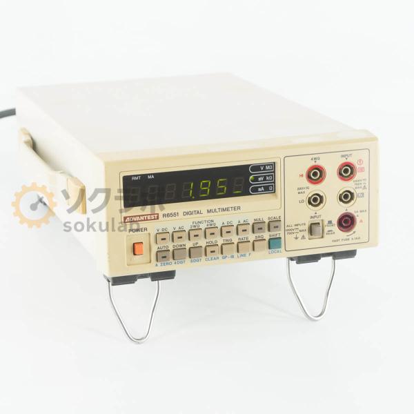 [JB]USED 保証なし ADVANTEST R6551 DMM DIGITAL MULTIMET...