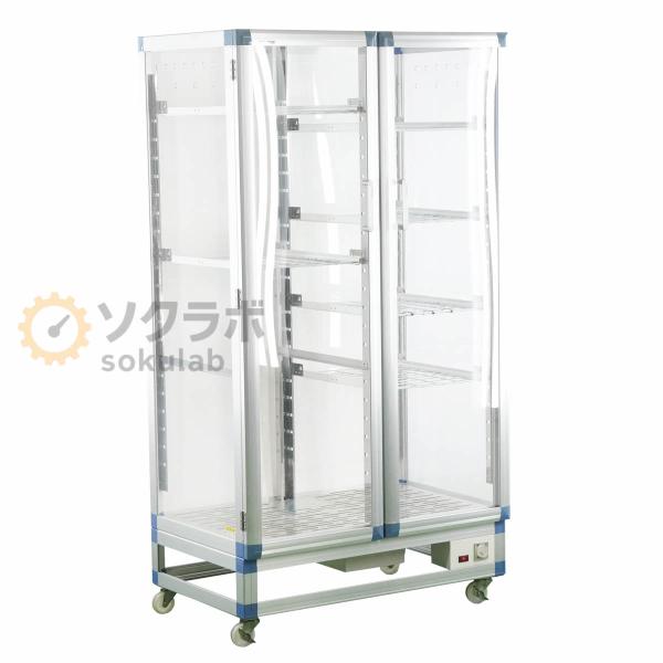 [DW]USED 8日保証 AS ONE AG-WDN ニューダストアウトドライ 器具乾燥棚 保管庫...