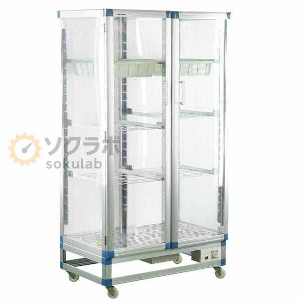 [DW]USED 8日保証 AS ONE AG-WDN ニューダストアウトドライ 器具乾燥棚 保管庫...