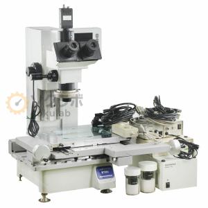 [DW]USED 8日保証 OLYMPUS STM6 STM6-F00-3 MEASURING MICROSCOPE 測定顕微鏡 MM6-OCC10×/22 ACアダプター 電源コード [08055-0233]