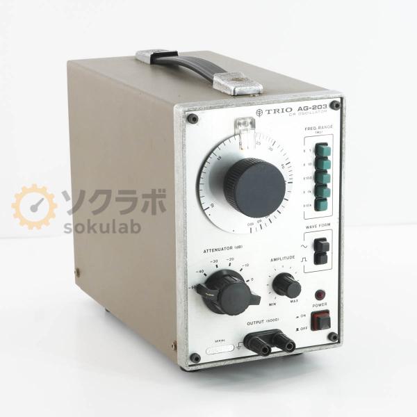 [DW]USED 8日保証 TRIO AG-203 CR OSCILLATOR CRオシレーター 低...