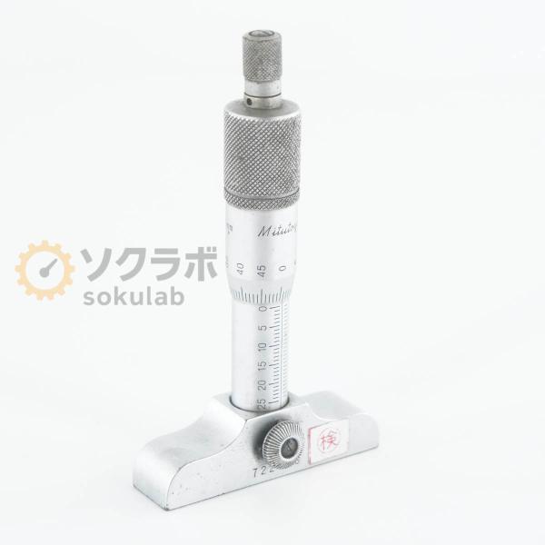 [DW]USED 8日保証 Mitutoyo 0.01mm Depth Micrometer ミツト...