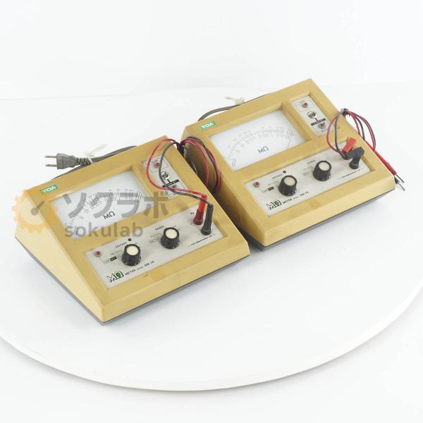 [DW]USED 2台セット TOA Electronics SM-7A MΩ Meter 東亜電波...