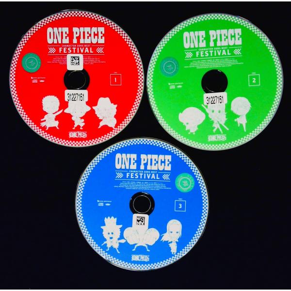 ONE PIECE キャラソンBEST “FESTIVAL"／ワンピース／3枚組