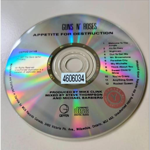 APPETITE FOR DESTRUCTION／ガンズ・アンド・ローゼズ／輸入盤
