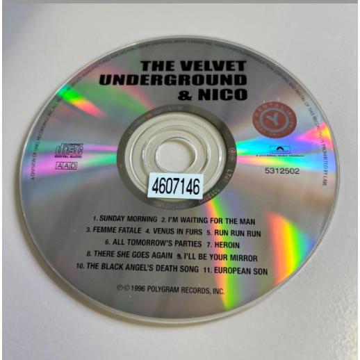 VELVET UNDERGROUN &amp; NICO／ヴェルヴェット・アンダーグラウンド&amp;ニコ／輸入盤