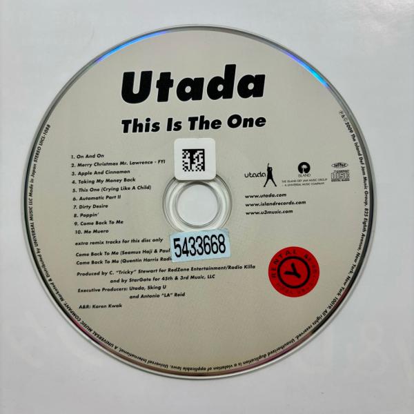 This Is The One/ディス・イズ・ザ・ワン／Utada（宇多田ヒカル）