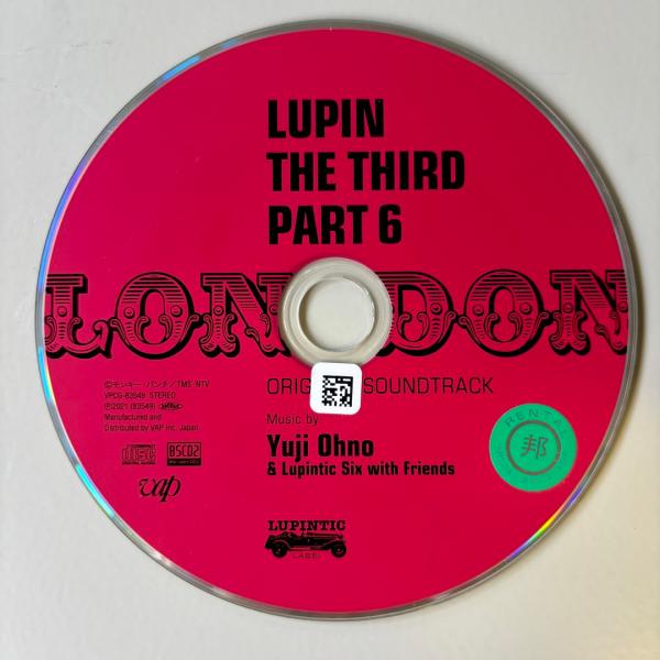 ルパン三世 PART6 オリジナル・サウンドトラック1 『LUPIN THE THIRD PART6...