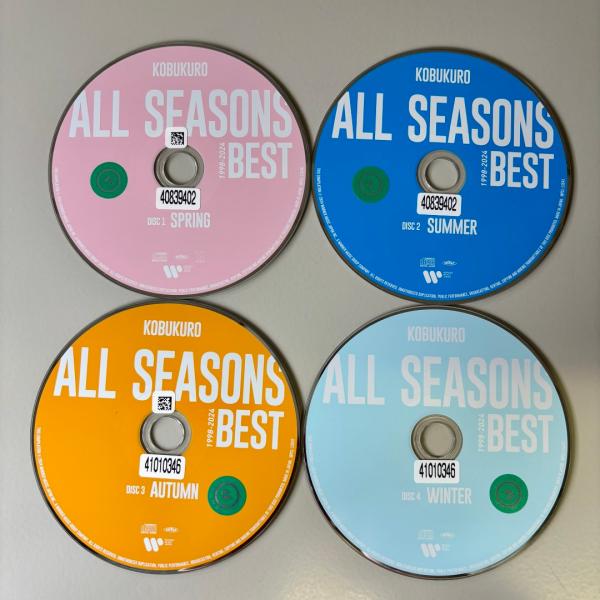 ALL SEASONS BEST／コブクロ／4枚組