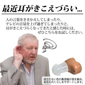 集音器 耳穴型 電池式 小型集音器 耳穴型補聴...の詳細画像1