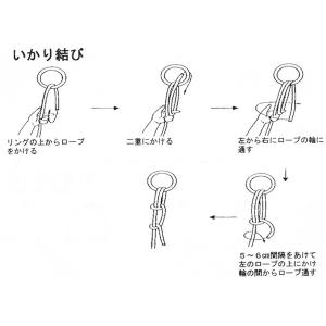 アンカーロープ 8mm 30m 船 ロープ 固...の詳細画像3