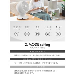 扇風機 サーキュレーター 洗える 24畳 36...の詳細画像3