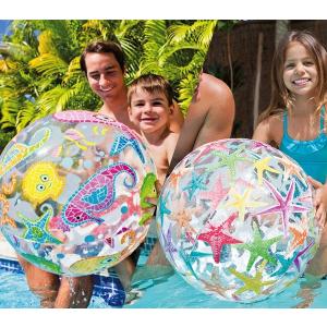 ビーチボール プリントボール 61cm ビーチ...の詳細画像1