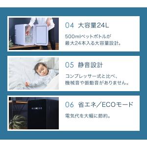 小型 冷蔵庫 24L ポータブル冷蔵庫 車載冷...の詳細画像5