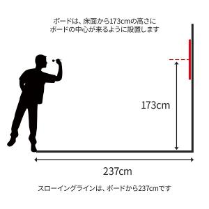 ダーツボード スタンド 台 ダーツスタンド ダ...の詳細画像3