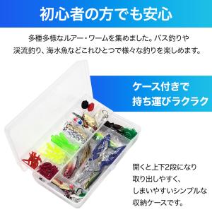ルアー釣り セット プライヤー 仕掛け ルアー...の詳細画像3