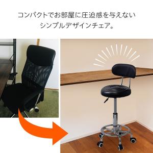 オフィスチェア キャスター付き椅子 カウンター...の詳細画像3