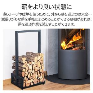 薪ラック 薪棚 薪棚ラック 屋外 室内 キャン...の詳細画像1