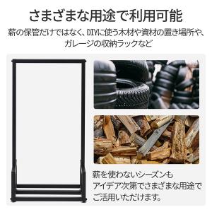 薪ラック 薪棚 薪棚ラック 屋外 室内 キャン...の詳細画像5