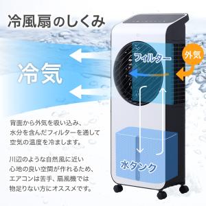 冷風機 冷風扇 キャスター おしゃれ 小型 静...の詳細画像2