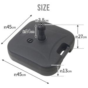 パラソルスタンド 21kg パラソルベース 水...の詳細画像3