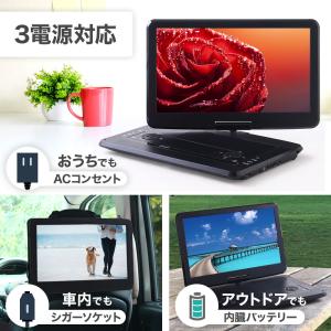 ポータブルdvdプレーヤー 15.6インチ 3...の詳細画像3