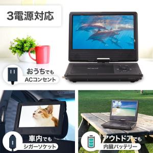 ポータブル DVDプレーヤー フルセグ 安い ...の詳細画像4