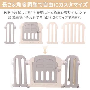 ベビーサークル 折りたたみ 置くだけ 最大約3...の詳細画像1