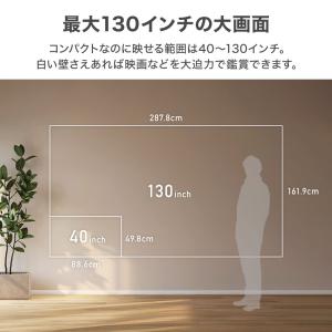 プロジェクター 小型 家庭用 4K 本体 軽量...の詳細画像2