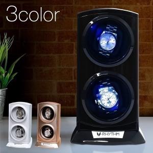 時計ケース 高級 自動巻き ワインディングマシーン 2本 静音 led 時計ケース 高級 自動巻き ワインディングマシーン 2本 静音 led