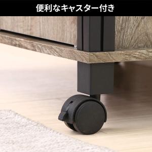 レンジ台 幅60 木製 キャスター付き キッチ...の詳細画像5