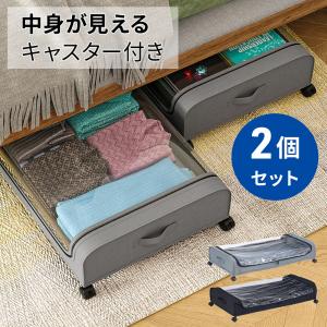 ニトリ ベッド下収納(2面開きキャスターつき) 幅80×奥行40×高さ ニトリ ベッド下収納(2面開きキャスターつき) 幅80×奥行40×高さ