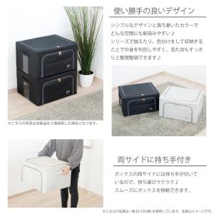 収納ボックス 前開き 窓付き 大容量 55l ...の詳細画像2
