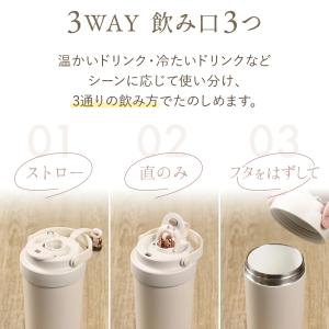 タンブラー セラミック ストロー 蓋付き 50...の詳細画像4