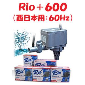 カミハタ Ｒｉｏ＋６００ 水中ポンプ (西日本用：６０Ｈｚ) リオプラス｜discountaqua2