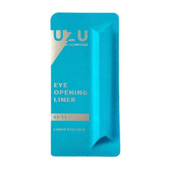UZU BY FLOWFUSHI ウズバイフローフシ アイオープニングライナー ベージュ　リキッドア...