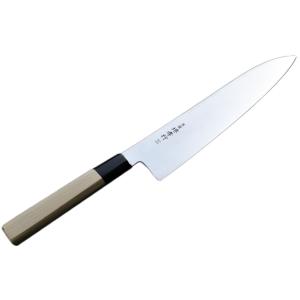 杉本 西洋料理庖丁 ツバ付CM特殊合金鋼 筋引 240mm 品番：CM2524 代引
