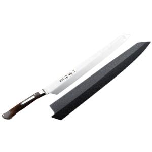 堺孝行 包丁 柳刃 1尺3寸 390mm 安来白二鋼 特上 水牛柄 日本製 和包丁