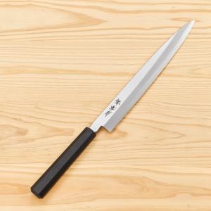 小鍛冶竹弘作M701 舟行包丁 改良研 特殊炭素鋼 PC輪柄付 180mm＜三木