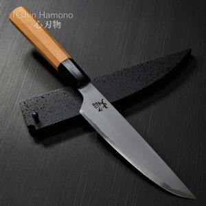 誠貴作 ペティナイフ 包丁 羽々斬 スーパーゴールドII ダマスカス