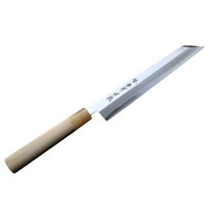 正本総本店 MASAMOTO本霞・玉白鋼 切付庖刀 （片刃）包丁 300mm KS1730